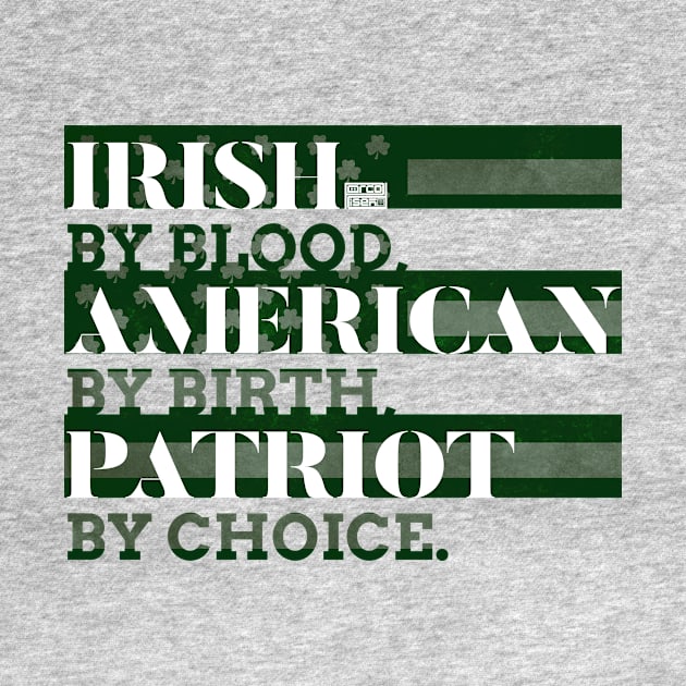 Patriotic Irish American Patriot St. Patrick's Day by porcodiseno